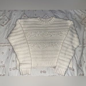 Pacsun (lottie moss) long sleeve white sweater